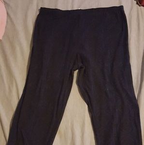 Blue and Black Leggings